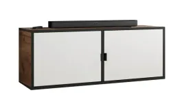 szafka-rtv-luna-2-czarny-uchw-z-frontami-dab-craft-zloty-bialy