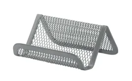 stojak-na-wizytowki-srebrny-organizer-siatka