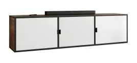 szafka-rtv-luna-3-czarny-uchw-z-frontami-dab-craft-zloty-bialy