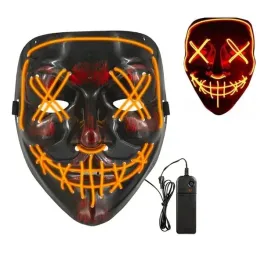maska-led-neonowa-na-halloween-zolta