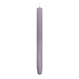 swieca-stolowa-dluga-ryflowana-donau-home-25x300-mm-4szt-szaro-popielata