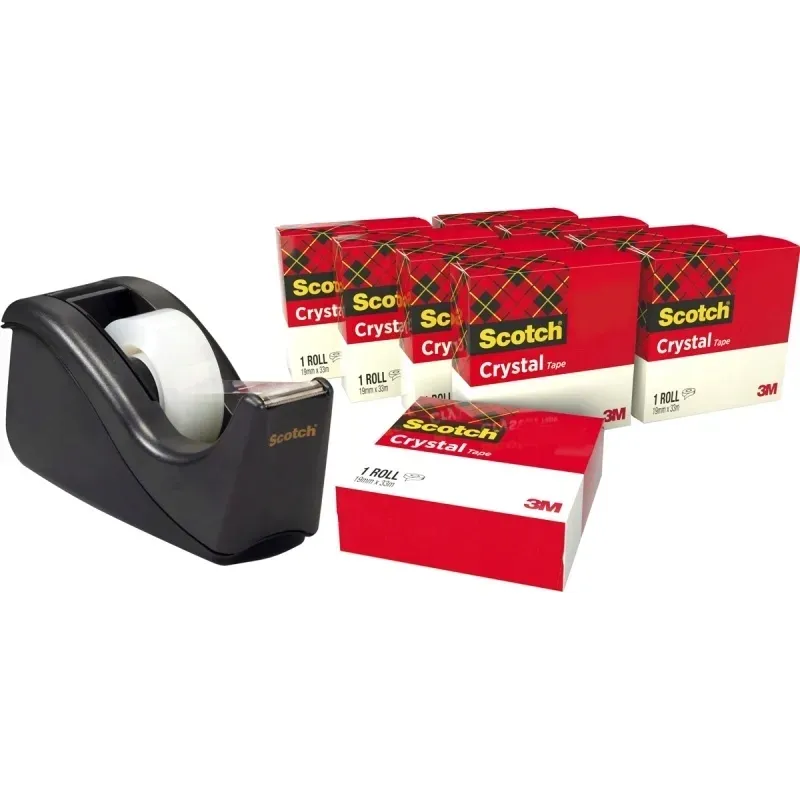 tasma-3m-scotch-crystal-10-rolek-dyspenser-stan-nowy