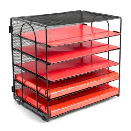 organizer-na-biurko-ameco-metalowy-5-przegrodek