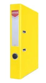 segregator-z-szyna-pp-a4-55mm-zolty-dzwigniowy