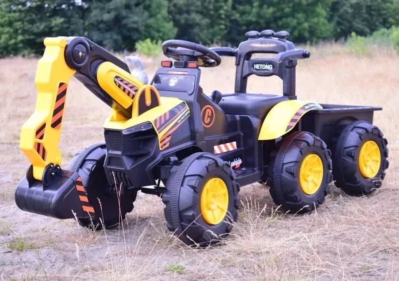 traktor-koparka-na-akumulator-przyczepapilot-ht9158-stan-nowy