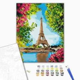 malowanie-po-numerach-brushme-40x50-cm-kwiatowy-widok-na-wieze-eiffla-1szt