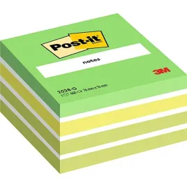 karteczki-post-it-kostka-zielona-450-karteczek