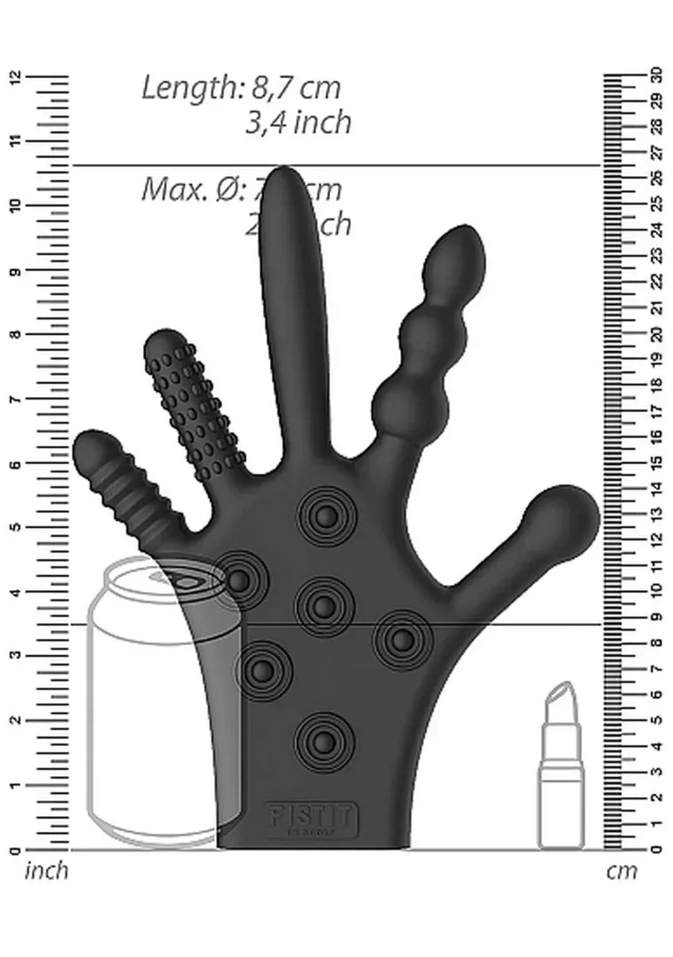 silicone-stimulation-glove-black