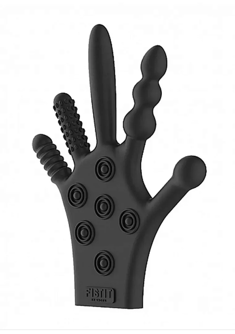 silicone-stimulation-glove-black