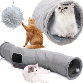 tunel-dla-kota-z-pilka-duzy-szary-117-cm-zabawka