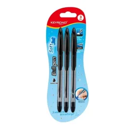 dlugopis-keyroad-ball-pen-soft-jet-miekki-uchwyt-07mm-3szt-czarny