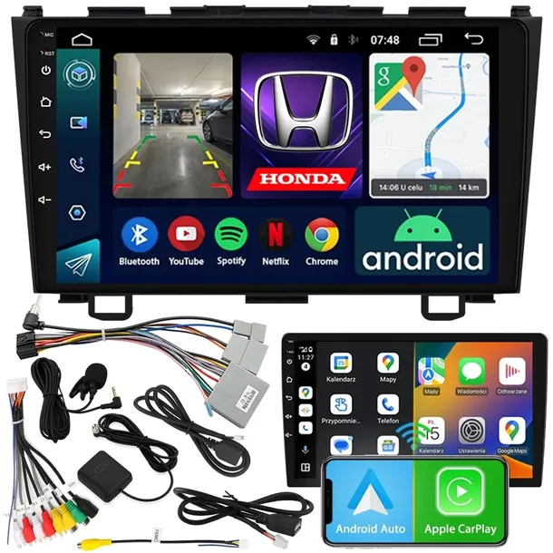 RADIO NAWIGACJA ANDROID RS-305 Honda CR-V III 2006-2012 4GB 9"