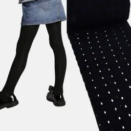 rajstopy-dzieciece-dziewczece-bawelniane-azurowe-grube-czarne-yo-104-110