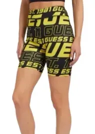 guess-krotkie-sportowe-spodenki-z-nadrukiem-logo-zolte-z-czarnym-s-gxa