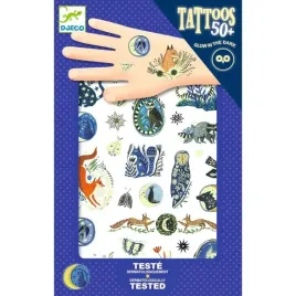 djeco-tatuaze-dla-dzieci-swiecace-w-ciemnosci-las-noca