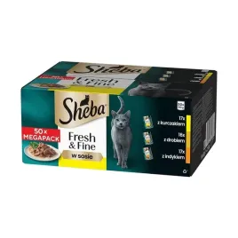 karma-dla-kota-sheba-freshandfine-drobiowe-smaki-saszetki-50x50g