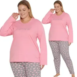 pizama-damska-morella-plus-size-dlugie-spodnie-100percent-bawelna
