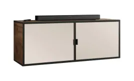szafka-rtv-luna-2-czarny-uchw-z-frontami-dab-craft-zloty-kaszmir