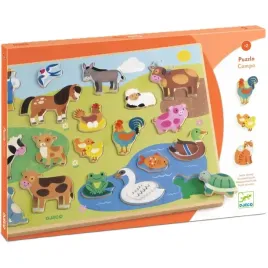 djeco-drewniana-ukladanka-lamiglowka-drewniane-puzzle-farma-i-zwierzeta