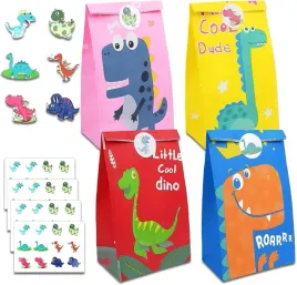 20x-torby-papierowe-urodzinowe-prezent-chlopczyk-dziecka-dinozaur-naklejki