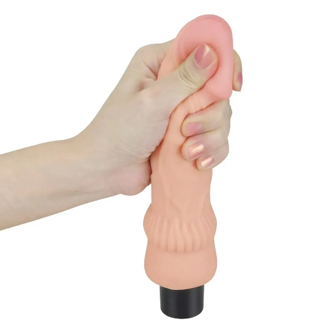 7-8-real-softee-vibrating-dildo-stan-nowy