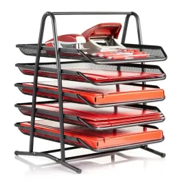 elegancki-organizer-na-biurko-5-metalowych-szufladek-czarny-siatkowy