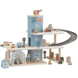 little-dutch-drewniany-garaz-wielopoziomowy