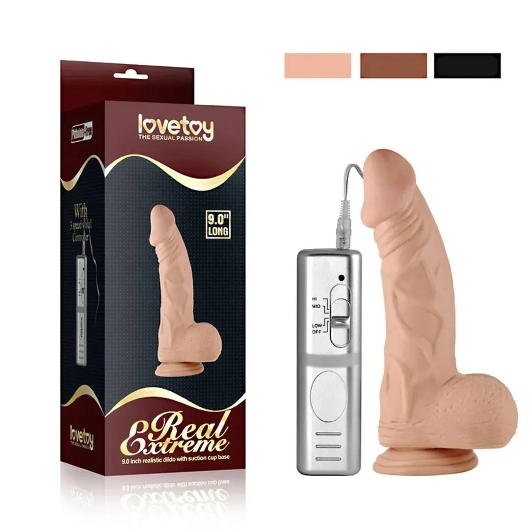 9-real-extreme-vibrating-dildo-flesh