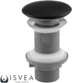 korek-umywalkowy-ceramiczny-isvea-italy-38tp0163i-bez-przelewu-czarny-mat