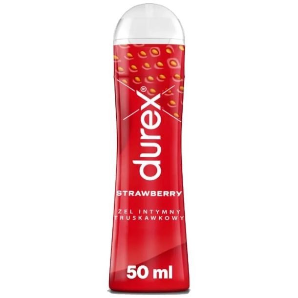 ŻEL INTYMNY DUREX PLAY TRUSKAWKA SMAKOWY OWOCOWY 50ml Delikatny Nawilżający