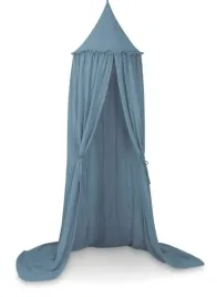 muslinowy-baldachim-wiszacy-z-falbanka-do-lozeczka-brudny-niebieski-my-sw