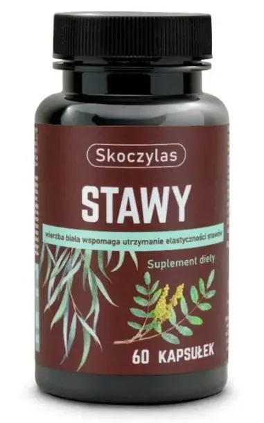 Stawy - kadzidłowiec indyjski, wierzba biała, ashwaganda Skoczylas