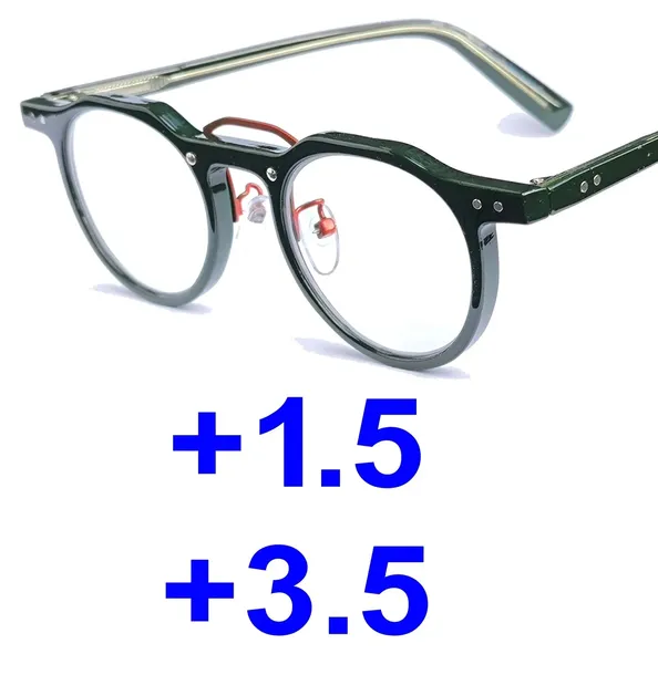 Okulary progresywne modne gotowe +1.5 DAL, +3.5 BLIŻ