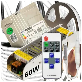 zestaw-tasma-led-neon-cob-12v-5m-4000k-biala-neutralna-zasilacz-60w-pilot