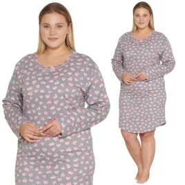 koszula-nocna-morella-plus-size-dlugi-rekaw-100percent-bawelna