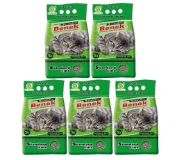 super-benek-standard-line-bentonitowy-zwirek-dla-kota-zielony-las-25l-litr