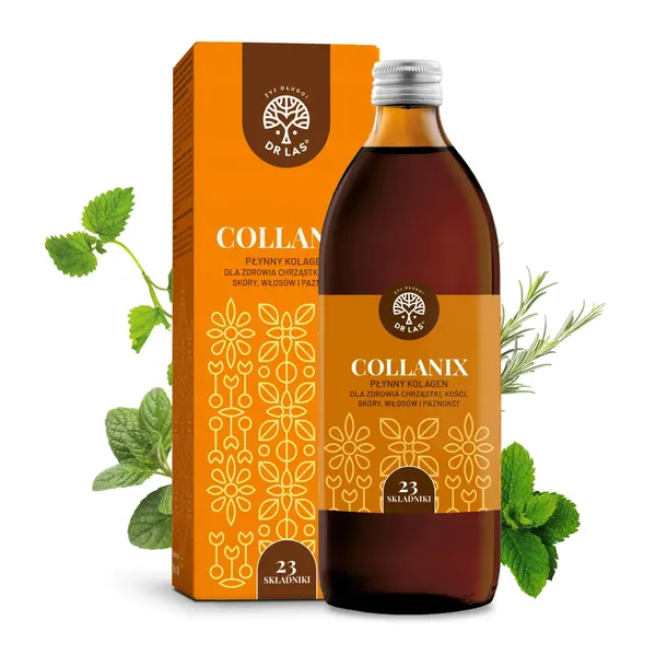 Dr Las Collanix - kolagen, kości, skóra, chrząstka, włosy, paznokcie, 0,5 l
