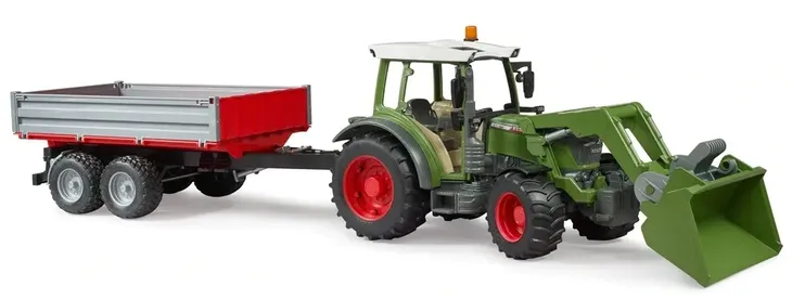 Bruder 02182 Traktor Fendt Vario 211 z ładowaczem i przyczepą