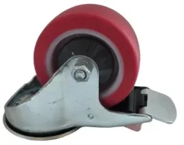 kolo-obrotowe-80mm-150kg-bppu-0805-red-hamulec