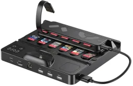 unitek-stacja-ladujaca-switch-z-przelacznikiem-i-czytnikiem-kart-do-gier-un