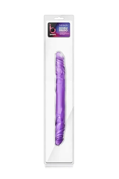 b-yours-14inch-double-dildo-purple