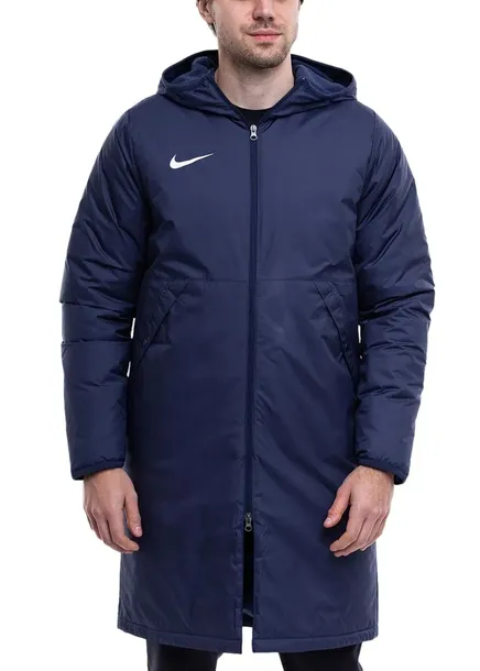 Kurtka Męska Zimowa Z Kapturem Nike Ocieplana Długa Sportowa Park 20 r. L