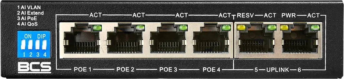 bcs-b-sp0402-switch-poe-dla-4-kamer-ip-stan-nowy