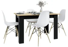 stol-12080-dab-craft-czarny-4-krzesla-biale-loft-do-kuchni-jadalni