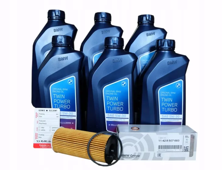 Filtr oleju oe 310 02 343 01 11 + Olej 5w30 Bmw 5 F10 F07 F11 518 520 525d