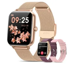 doomixs-smartwatch-rozowe-zloto-3-paski-pulsometr-sen-kalorie