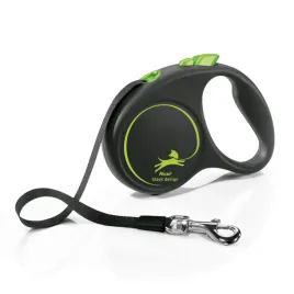 flexi-black-design-z-tasma-s-zielona-smycz-automatyczna-dla-psa-5m-do-15kg