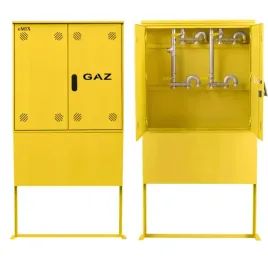 szafka-punkt-gazowy-1000x1000x250-na-4-gazomierze-zolta-z-podstawa-zestaw
