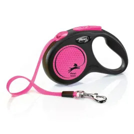 flexi-neon-z-tasma-s-rozowa-smycz-automatyczna-dla-psa-5m-do-15kg
