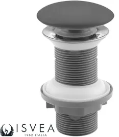 korek-umywalkowy-ceramiczny-isvea-italy-38tp0162i-bez-przelewu-antracyt